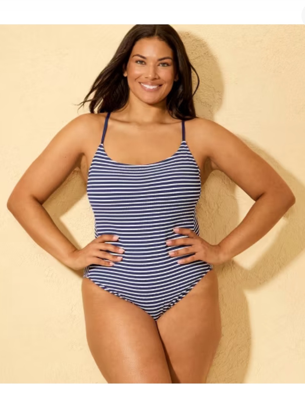 🆕 SHADE & SHORE | Striped One Piece Bathing Suit